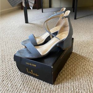 LuLu’s Dusty Blue Heels, Size 10
